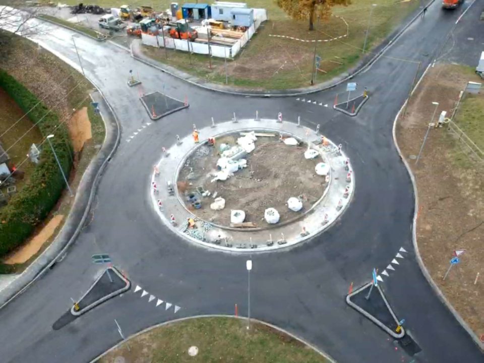 Giratoire du Chêne Forel (Lavaux)