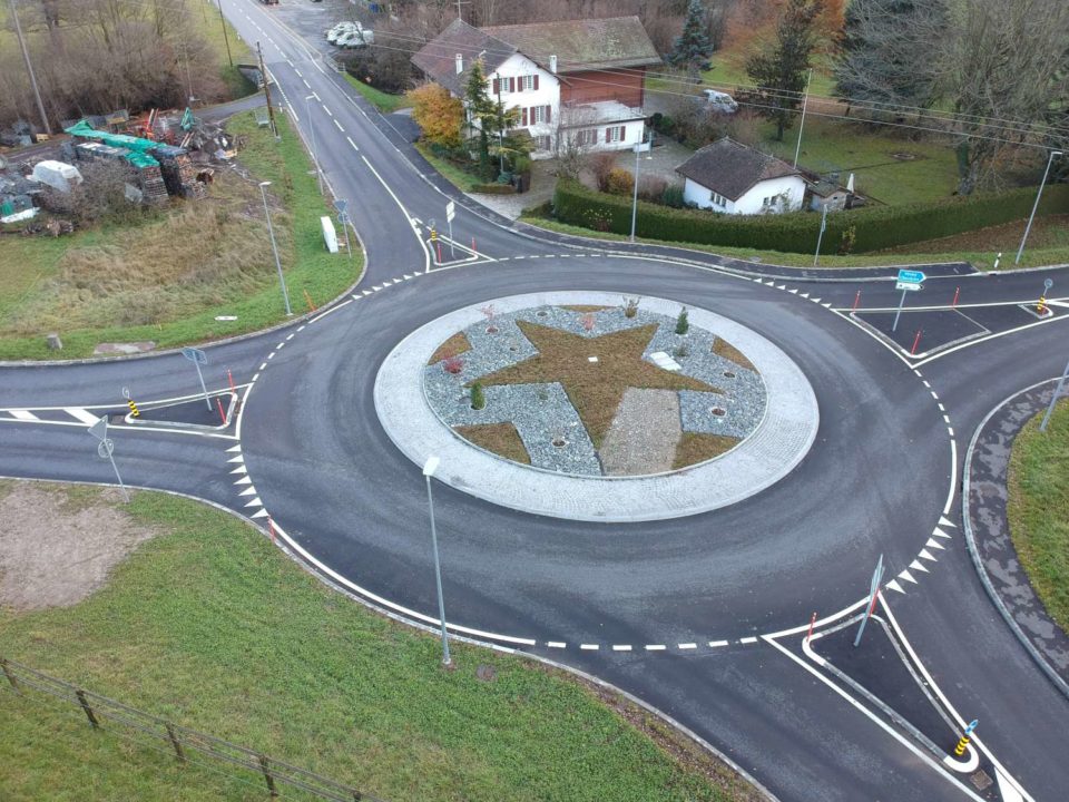 Giratoire du Chêne Forel (Lavaux)