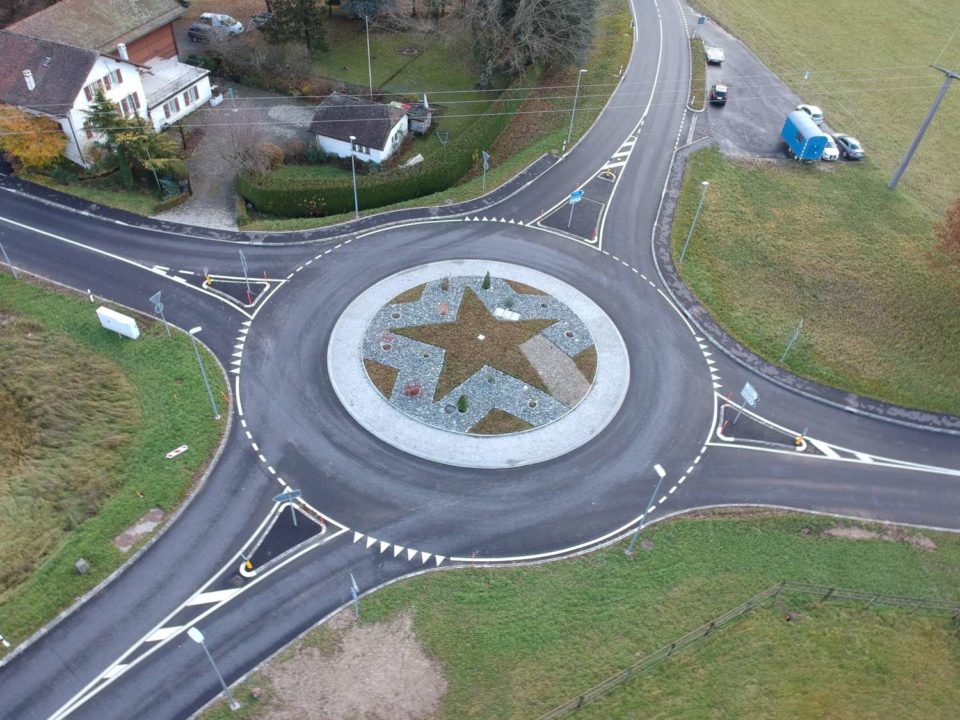 Giratoire du Chêne Forel (Lavaux)
